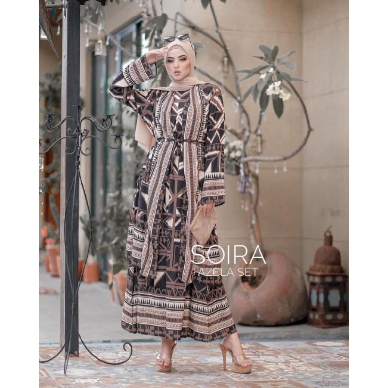 READY NEW ORIGINAL GOOD QUALITY Azela ariah aira abaya set soira Gina
