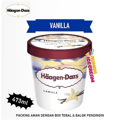 

Es krim Haagen Dazs Pint Vanilla