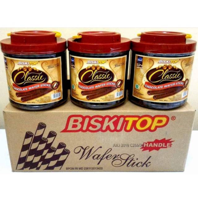 

BISKITOP COKLAT WAFER STICK 650gr