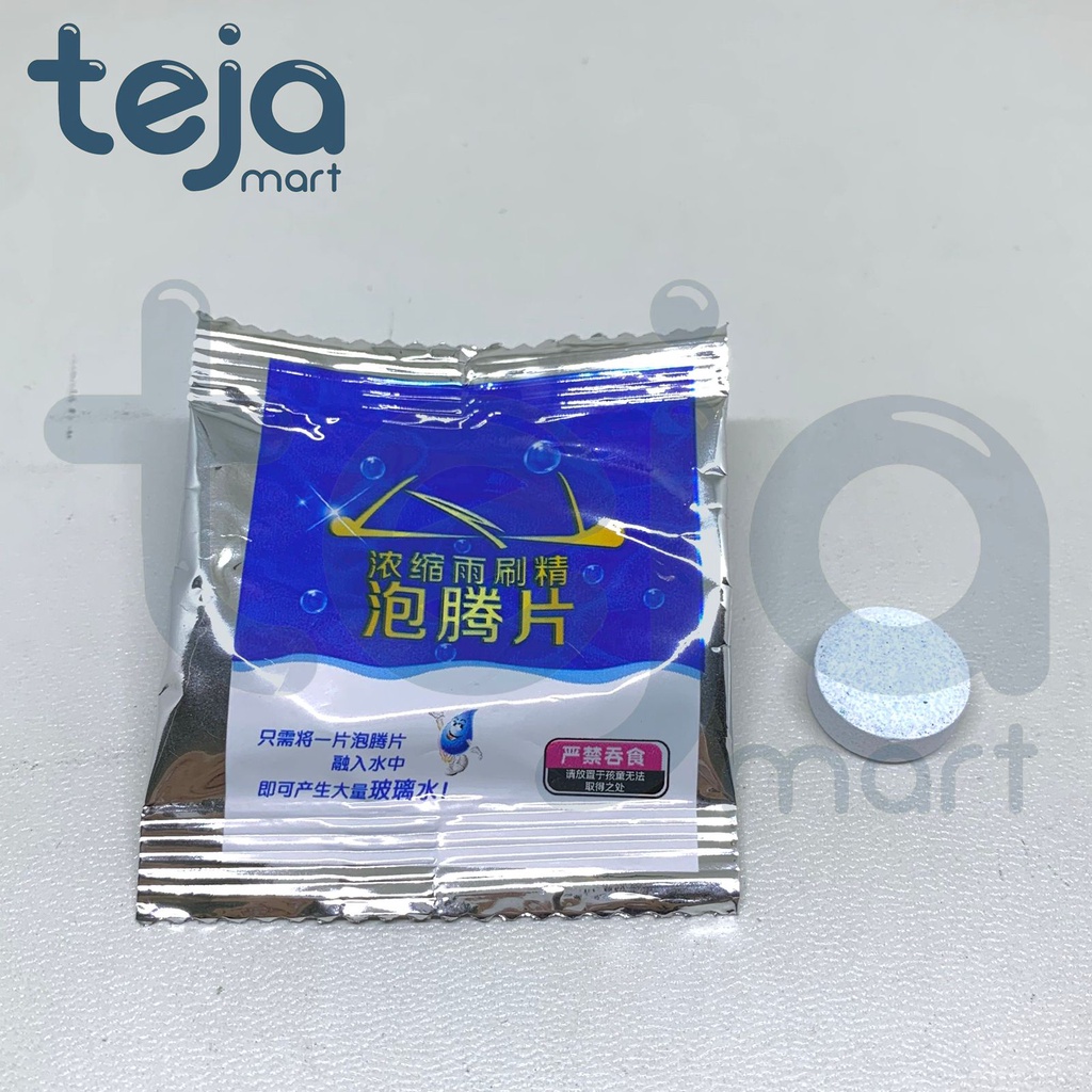 TABLET PEMBERSIH WIPER KACA MOBIL TABLET CAIRAN SABUN WIPPER FLUID