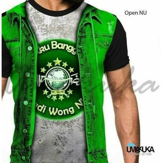 baju kaos tshirt NAHDATUL ulama NU dakwah muslim islami umakuka 3d fullprint original murah keren