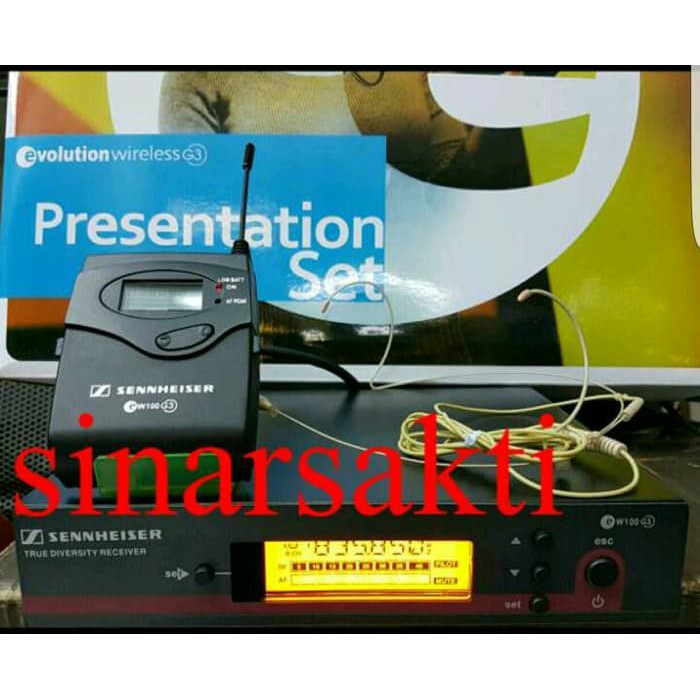 Mic wireless Sennheiser EW 122 G3 headset lidi