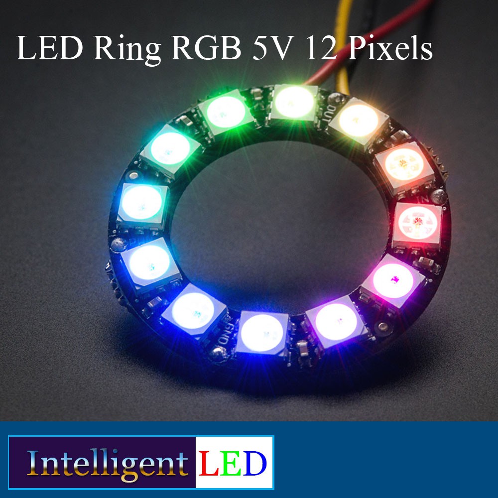 LED Ring RGB 5V 12 Pixels LED support Arduino