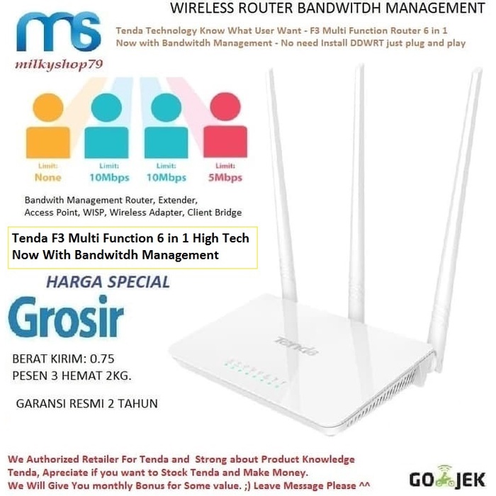 Tenda F3 Universal Repeater Version