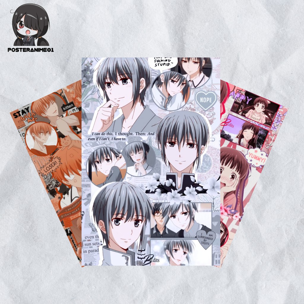 Poster Anime Aesthetic Fruits Basket | Poster Aesthetic Fruits Basket
