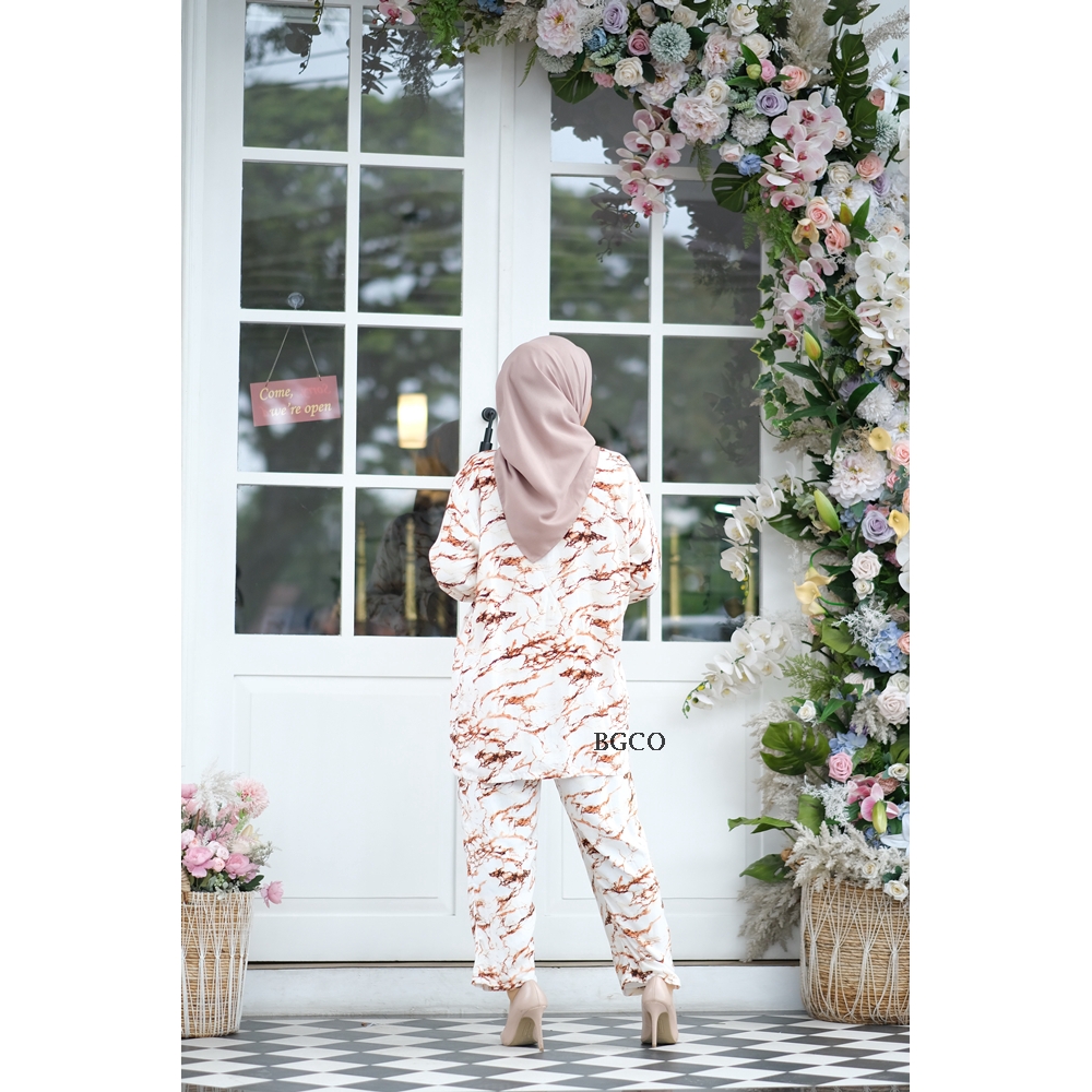 [COD] Beach One Set Tie Dye by BGCO.ID || Setelan Rayon Premium Wanita Oversize Homey