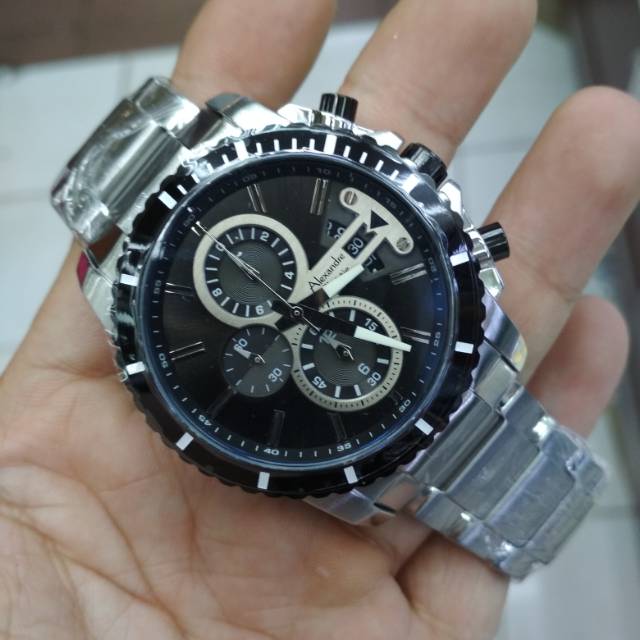 Alexandre Christie 6532 Silver Black Original