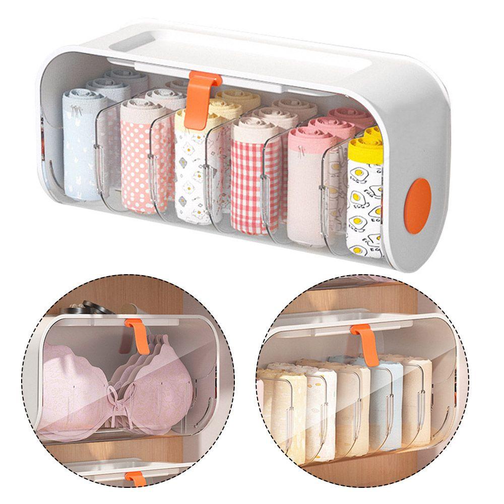 Solighter Underwear Storage Box New Adjustable Alat Penyimpanan Kaos Kaki Celana Dalam Organizer