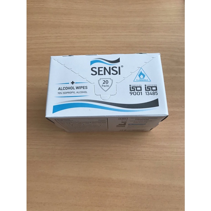 Jual Sensi Alcohol Wipes Alkohol Wipe Tisu Tissue Tisue Desinfektan Swab Shopee Indonesia