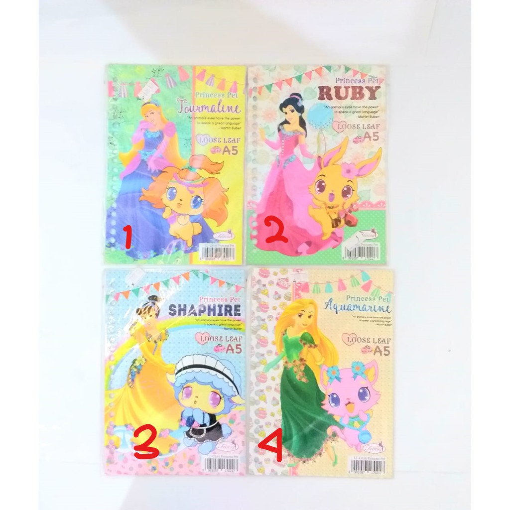 

Isi Binder A5 Princess Pet