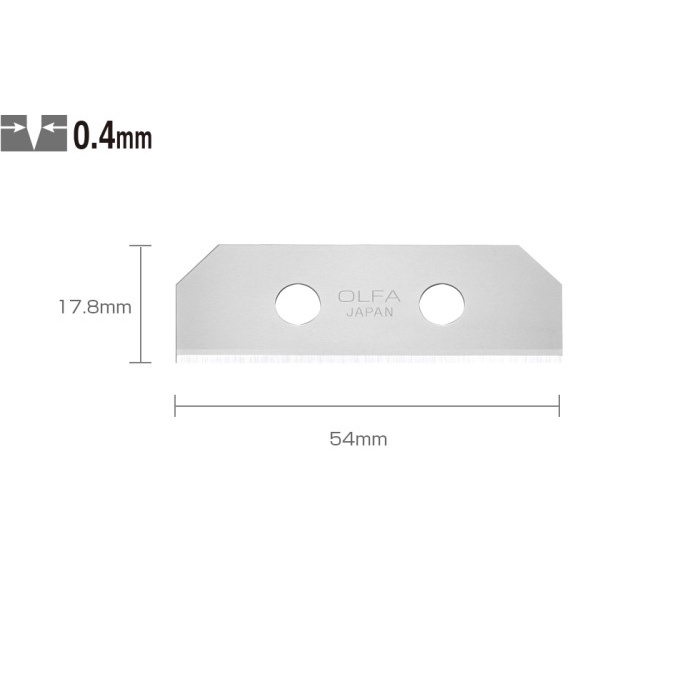 

Hot Sale Refill Spare Blade For Sk-8-10B (10Pcs With Blister Pack) Olfa Berkualitas