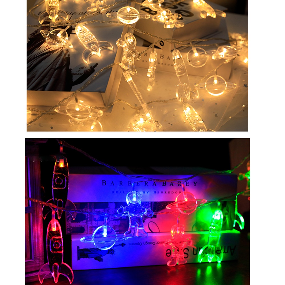 (Cod Tangding) Lampu Tumblr Model Astronot / Planet / Roket Untuk Dekorasi Kamar Anak