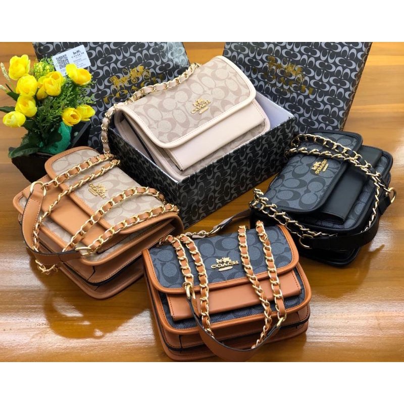 Tas Selempang Wanita Coach Import//Kualitas Premium