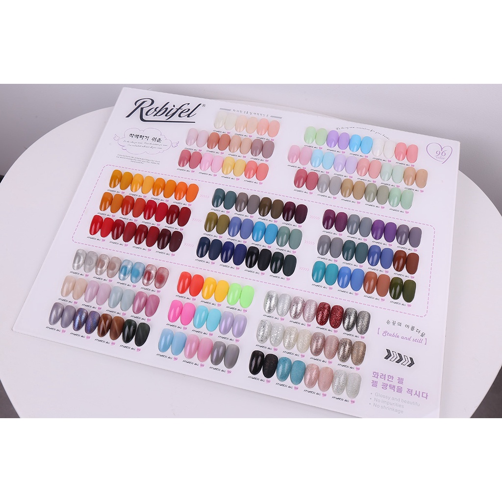 ROBIFEL NEW SERIES NAIL POLISH GEL 15ml KOREA ( PART #2 )