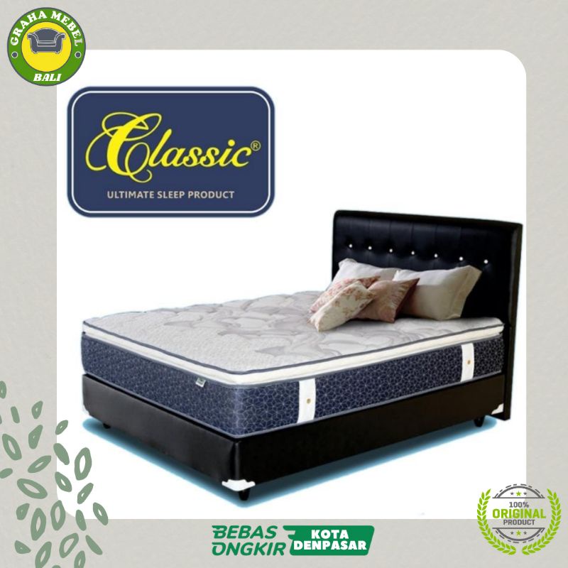 GRAHA MEBEL FURNITURE/CLASSIC/SATU SET SPRING BED/PLUSTOP