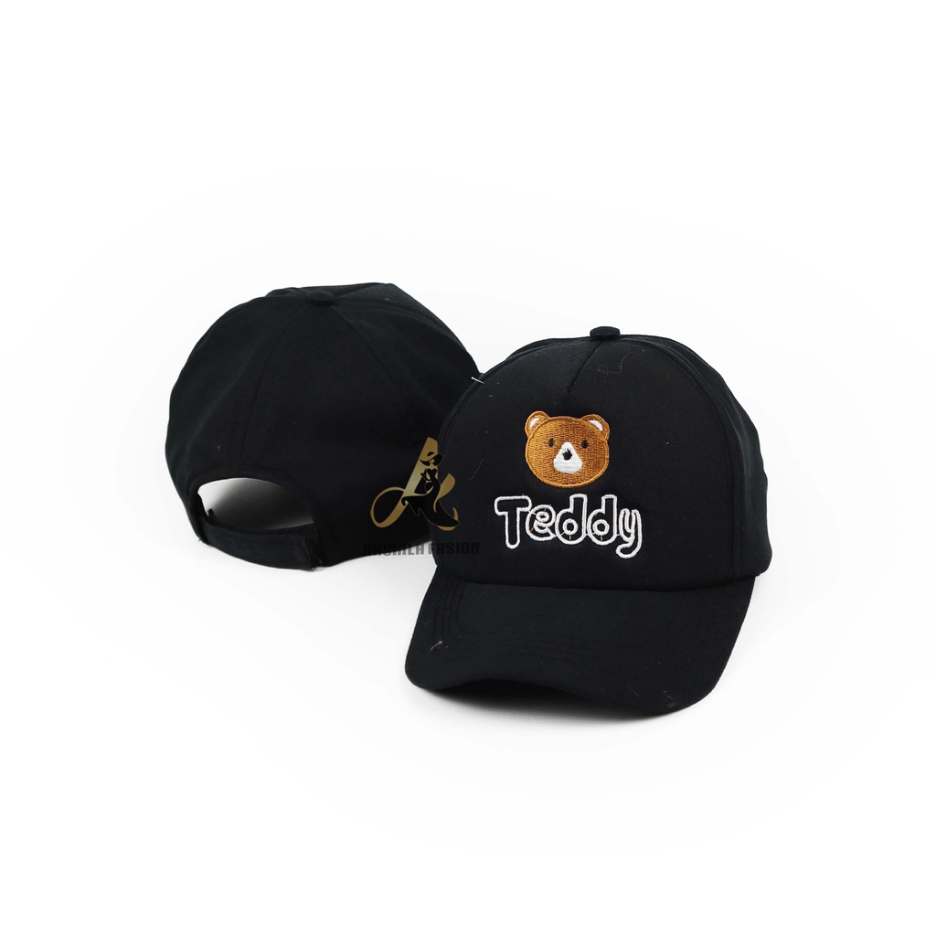 Topi Anak Bordir Teddy / Topi Anak Laki Laki Perempuan