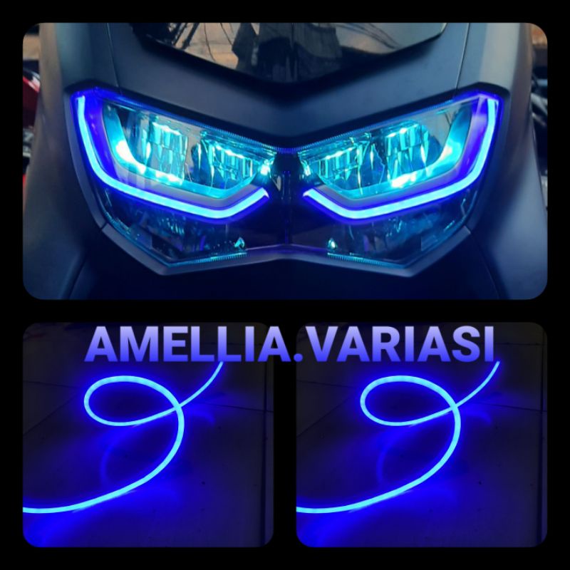 LED ALIS NMAX NEW FLEKSIBEL [ grade A ]  ALIS RUNNING NMAX NEW ALIS RGB NMAX NEW [ 1 pasang ]