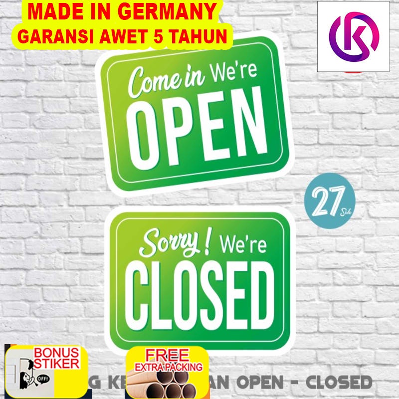 

Promo Papan Open Closed Colour|Sign Board Akrilik - Come In
