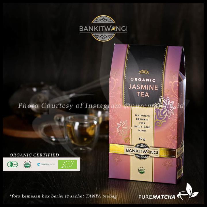 

Bangkit Wangi Premium Jasmine Tea Organic Teh Melati Organik Box 60Gr