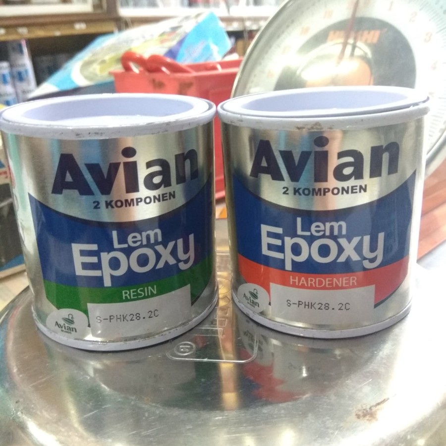 Lem epoxy resin hardener avian Kecil 2 Komponen