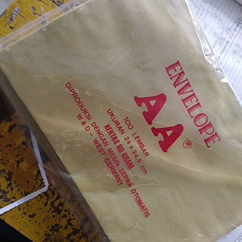 

AMPLOP COKLAT POLOS UKURAN F4