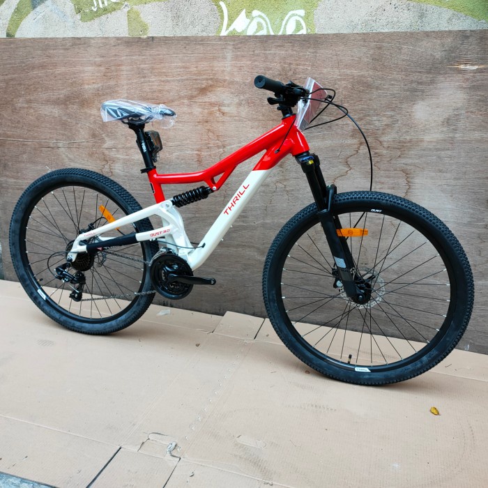 Khusus gojek/grab)Sepeda Gunung MTB Thrill Oust 3.0 AUG Alloy 27'5Inch
