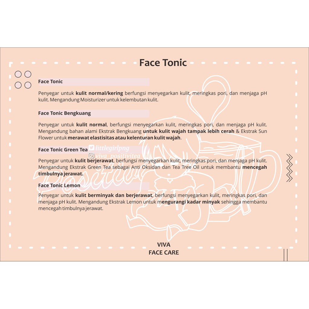 ★ BB ★ VIVA Milk Cleanser Susu Pembersih | VIVA Face Tonic 100ml