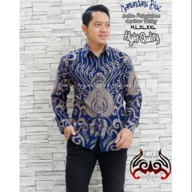 Batik laki kemeja furing kamandanu exclusive