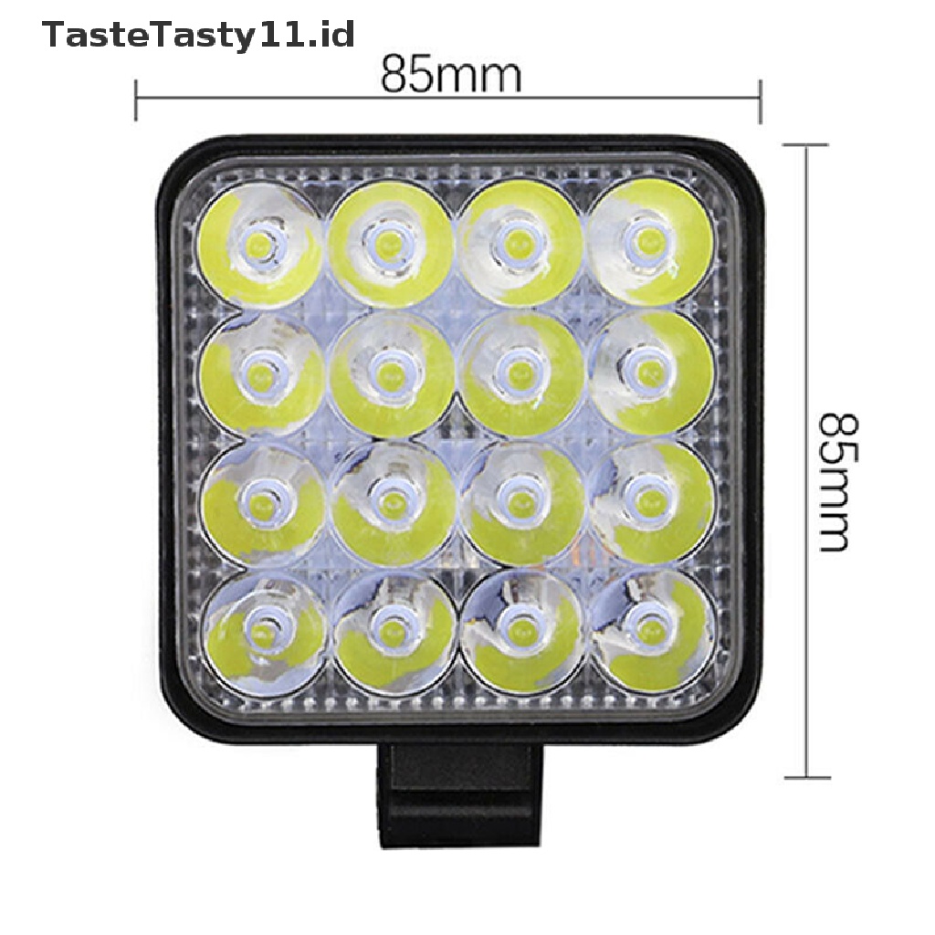 (TasteTasty) Lampu Sorot 16-led 48W 12V / 24V Untuk Mobil ATV Off Road