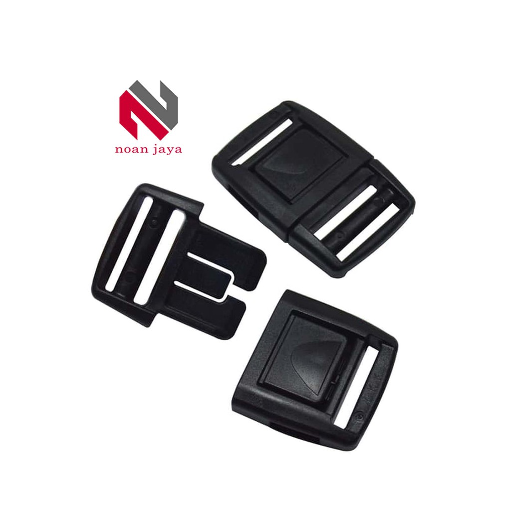 KUNCI SODOK SLOT TAS 2.5 CM PLASTIK BUCKLE YKK LB 25 FU