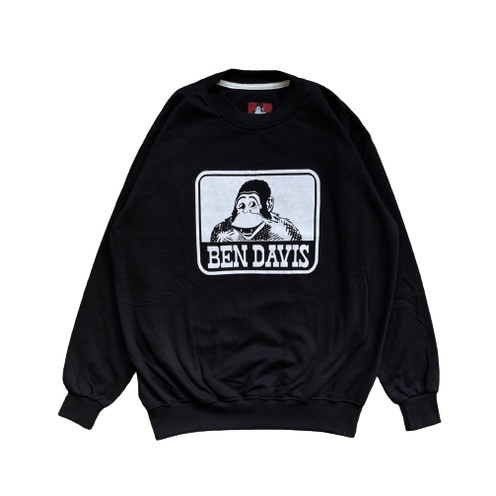 Jaket Sweater Crewneck MONKEY BEN DVS – Black Edition Fashion Trendy Casual Pria Good Brand Quality Stylish