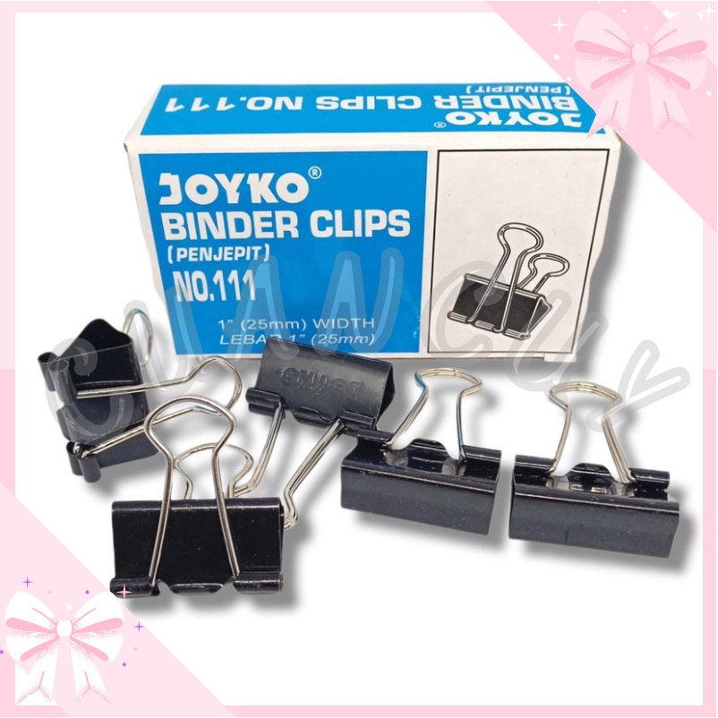 

Cuancuy - Penjepit Kertas Joyko No. 111 / Binder Clips / Penjepit Kertas / Alat Perlengkapan Kantor / Clip Paper / Jepit Kertas Terbaik Termurah Terlaris Bisa COD