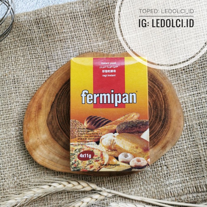 

Ht62D Fermipan Ragi Instan Dus Sachet 4 X 11 Gr - Sachet 11 Gr Ht5Hh