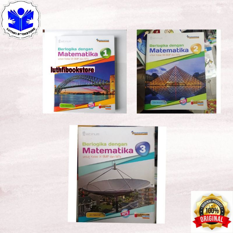 MATEMATIKA SMP / BERLOGIKA MATEMATIKA SMP KELAS 7 8 9 HOTS PLATINUM / MTK SMP
