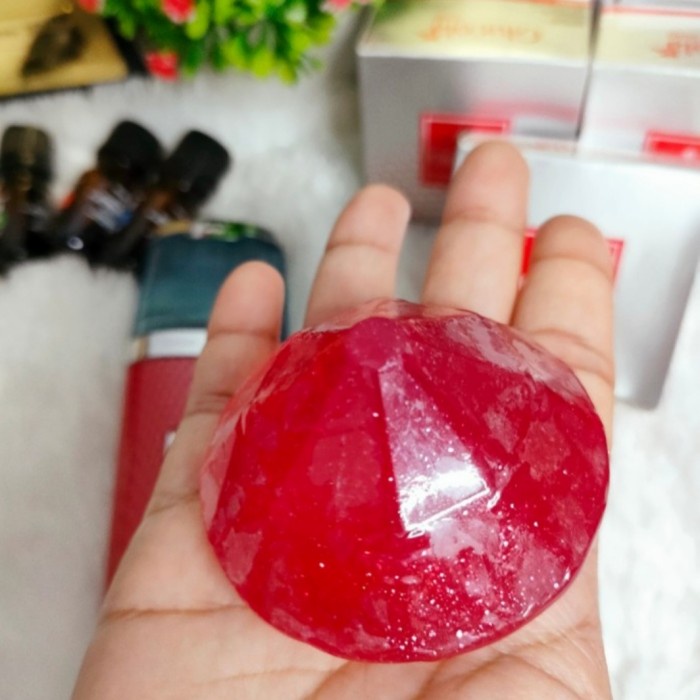 Terlaris Sabun Kecantikan Wajah Glucola Diamond Soap Original MCI MGI Ampuh