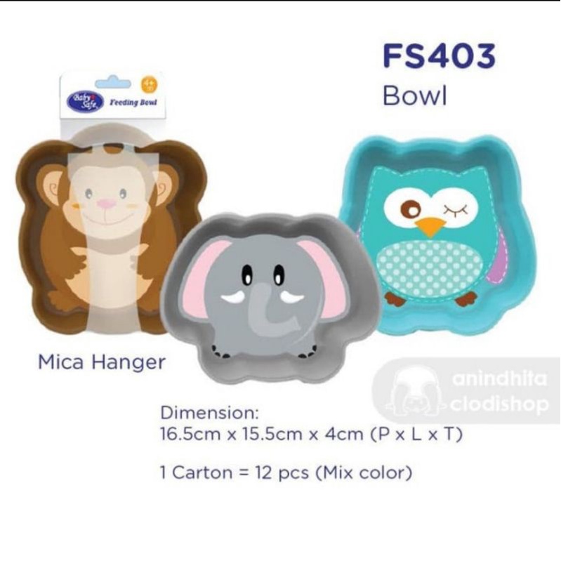 Baby Safe Animal Feeding Bowls FS403