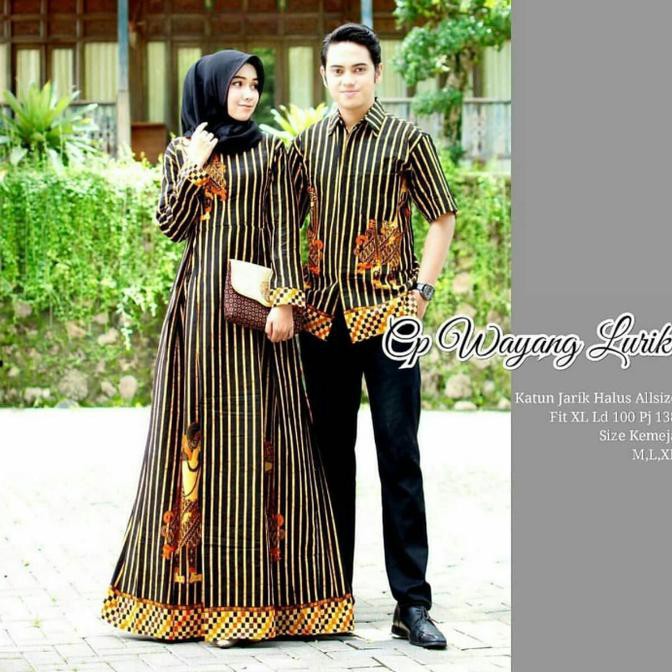 PRODUK READY... COUPLE GAMIS BATIK JUMBO BATIK COUPLE WAYANG LURIK COUPLE GAMIS XXL MURAH