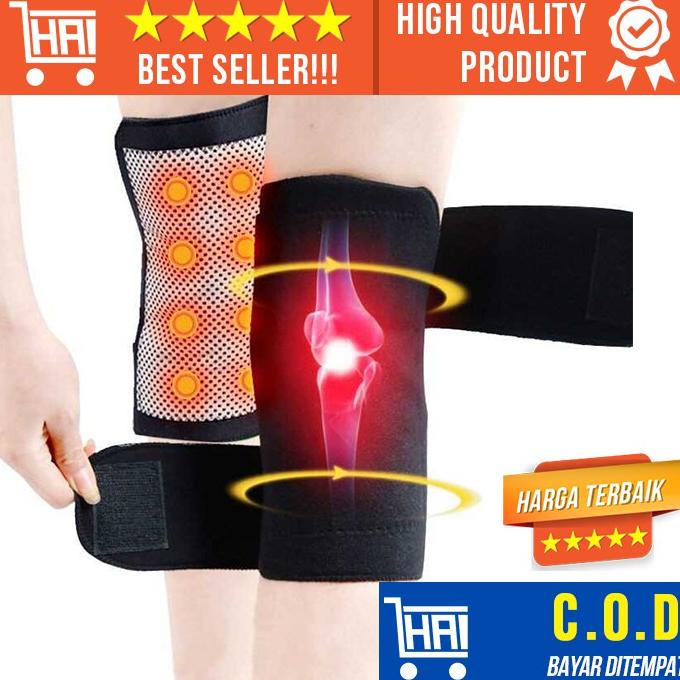 ALAT PELINDUNG LUTUT DAN TERAPI MAGNETIK SAKIT LUTUT OLAHRAGA LARI FUTSAL BOLA KNEE PAD RELAKSASI