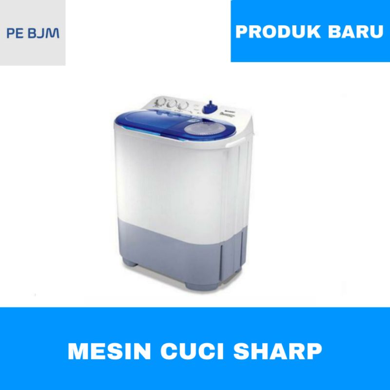 MESIN CUCI SHARP 7 LITER DOLPHINWAVE - ES-T77DA - GARANSI RESMI - KIRIM INVOICE