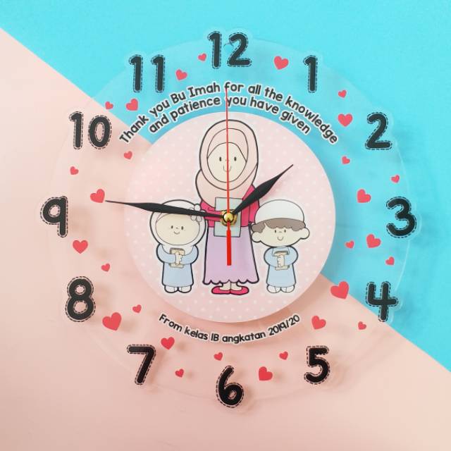 

Souvenir Kenang - Kenangan Jam Custom Plus Box Gift Custom