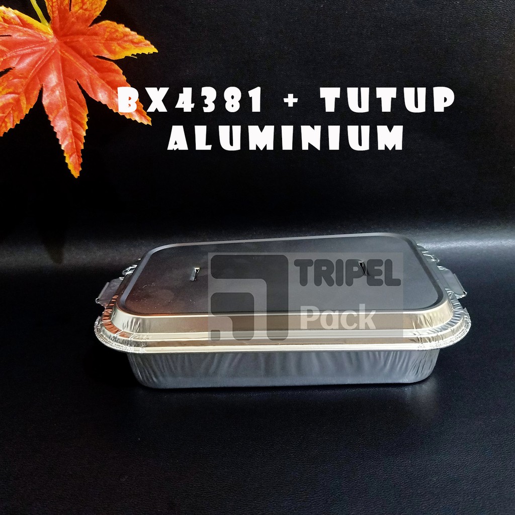 (isi 20 pcs) Aluminium Foil Cup BX4381+Tutup Aluminium, Mentai Lasagna Klapertart