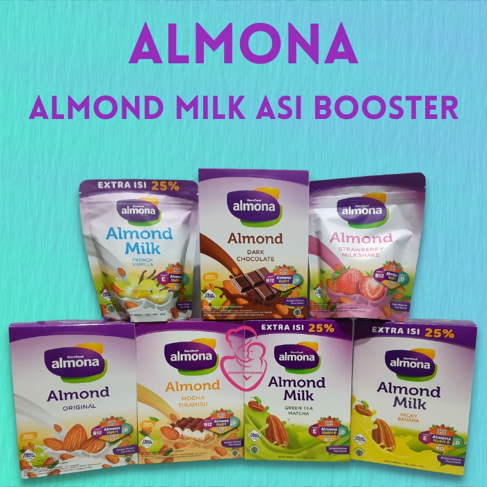 ALMONA Almond Milk Powder ASI BOOSTER with Daun Katuk Dairy Free