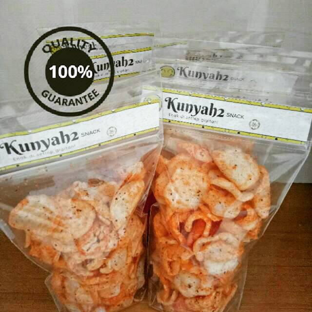 Jual Kunyah Kerupuk Seblak Pedas Gram Keripik Pedan Gram