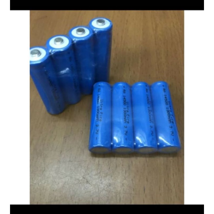baterai rechargeable baterai cas AA 14500 3.7 volt