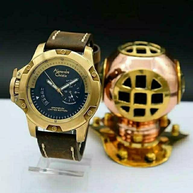 OBRAL ALEXANDRE CHRISTIE AC 6481 MATIC BRONZIUM TITANIUM LIMITED EDITION ORIGINAL PENYELAM TERMURAH