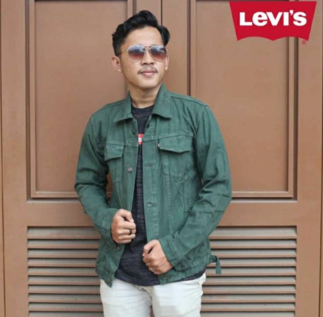 JACKET JEANS COWOK DEWASA / WARNA SANDWASH DAN LAIN NYA