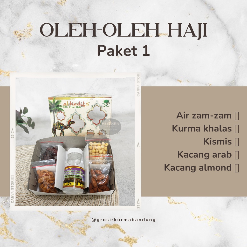 

PAKET 1 - PAKET MURAH OLEH OLEH HAJI DAN UMROH