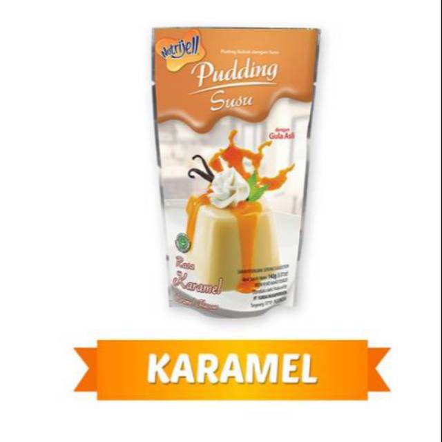 NUTRIJELL PUDING / Nutrijell Pudding Susu Rasa karamel / Caramel flavour