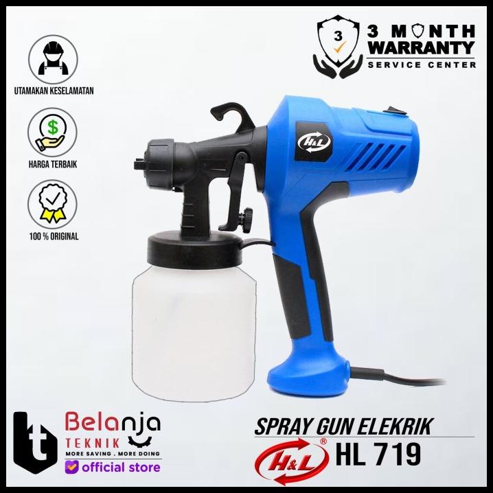 H&L Spray Gun Elektrik Hl 719 400 Watt