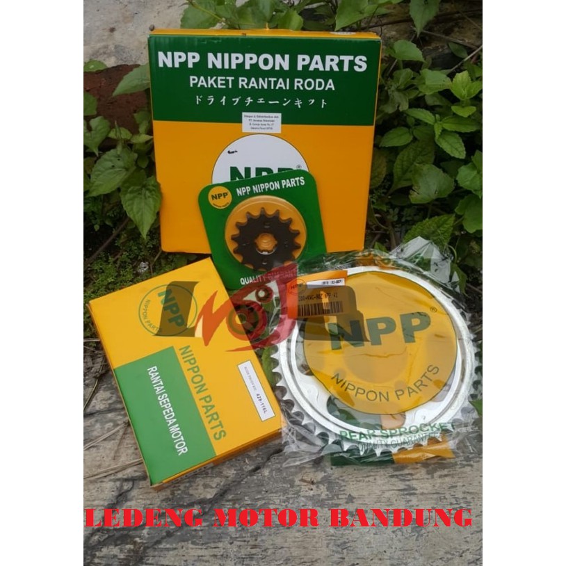 Gear Set Honda CS1 Rantai Komplit GirSet Depan Belakang NPP Kuat Awet